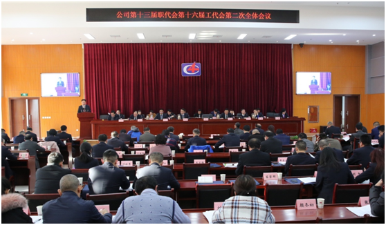 公司隆重召開第十三屆職代會、第十六屆工代會第二次會議